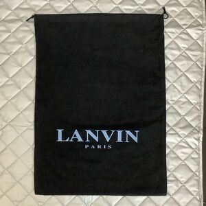 Authentic Lanvin Paris Black Drawstring Dust Bag